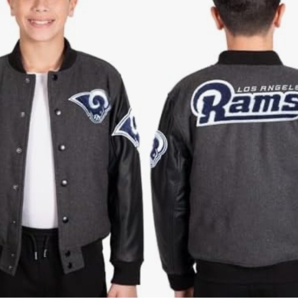 NFL Other - NFL Los Angeles Rams Kids Jacket - Black and Gray L 14-16
